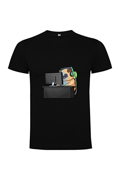 iLovePrints Pup Plays Games Tshirt