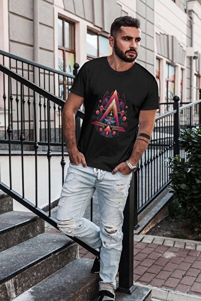 iLovePrints Geometric Abstract Art Tshirt
