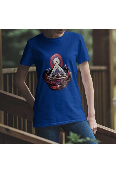 iLovePrints Abstract Geometric Landscape Tshirt