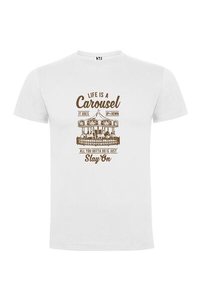 iLovePrints Life Carousel: Up & Down Tshirt