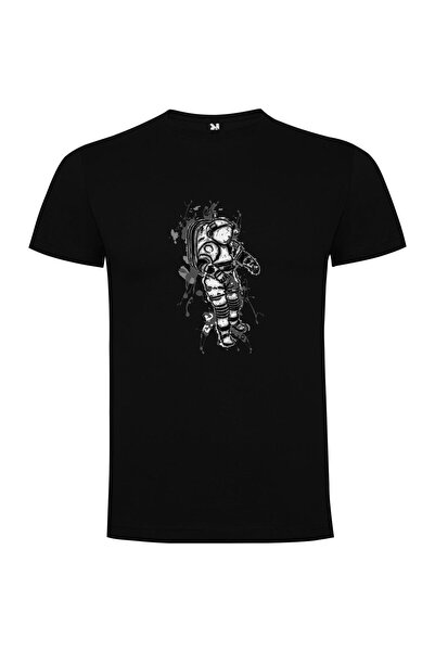 iLovePrints Solitary Spaceman Sketch Tshirt