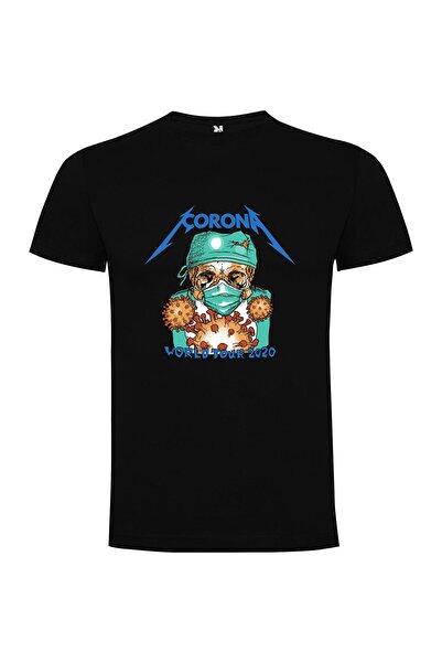 iLovePrints Corona: Illustrated Impact Tshirt