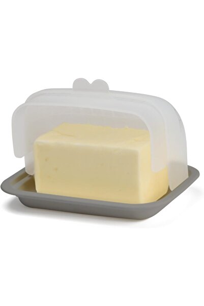 Kitchen Untieră cu Capac Rabatabil, Recipient pentru Unt din Plastic BPA Free...
