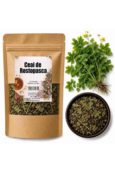 Top Ingrediente Rostopasca frunze - 200g – sustine functia hepatica si biliara