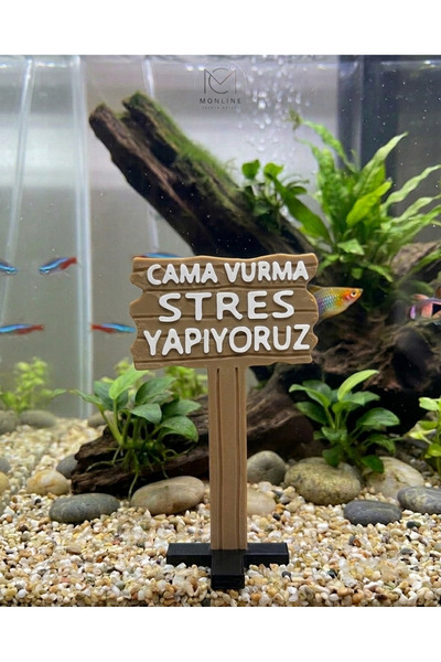 MS AKVARYUM CANLILARI ÜRETİM VE TEDARİK TESİSİ AKVARYUM DEKORU BALIK TABELASI...