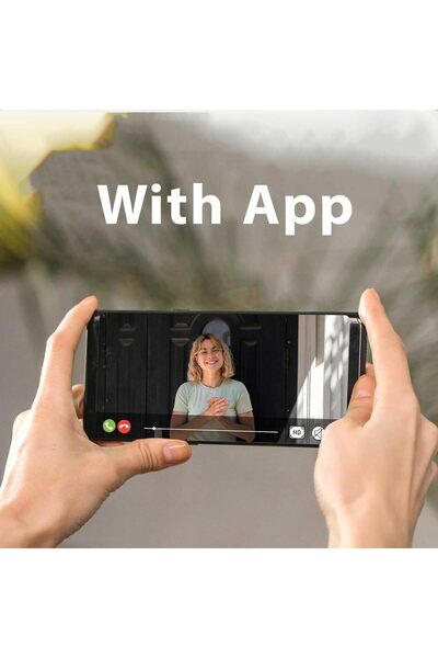 Generic Smart Wi-Fi Video Doorbell (PC-D221-W) White, 2MP Sensor, IP65 Water ...