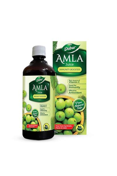 Dabur Amla Juice: Rich Source of Vitamin C and Antioxidants for Immunity boos...
