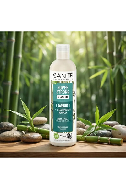 Sante Șampon pentru întărirea părului cu bambus și proteine SANTE, 250 ml