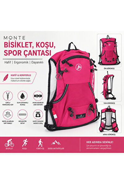 Noori White bisiklet, koşu, spor çantası