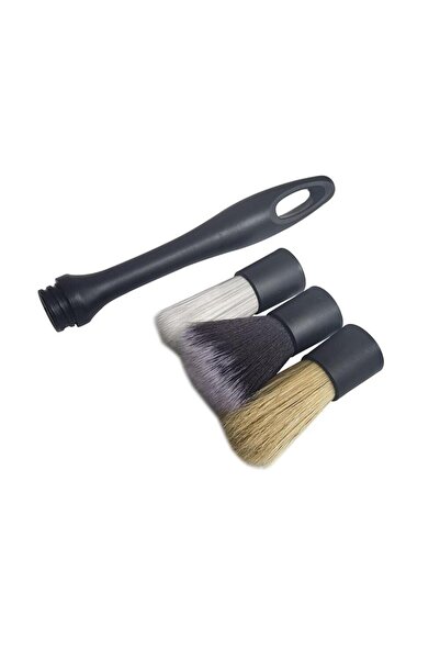 carghazom 3Pcs Car Detailing Brush Set Interior Exterior Auto Detailing Brush...