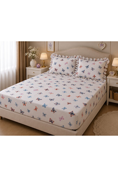 Madame Home Set de cearșafuri elastice Ranforce, adâncime colț 30cm