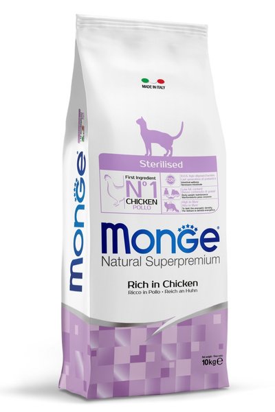 Monge Sterilised Tavuklu Kısırlaştırılmış Kedi Maması 10 Kg