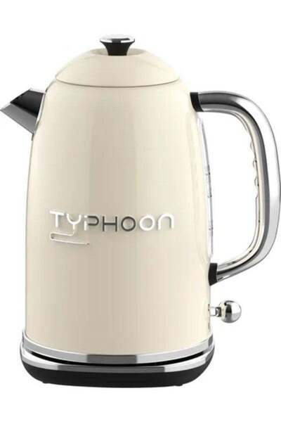 Typhoon Electric Kettle - 2200 Watts - 1.8 Liters - TY-01-002 OW - Off-White