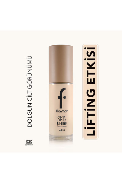 Flormar Skin Lifting Sıkılaştırma Etkili SPF30 Fondöten No: 030