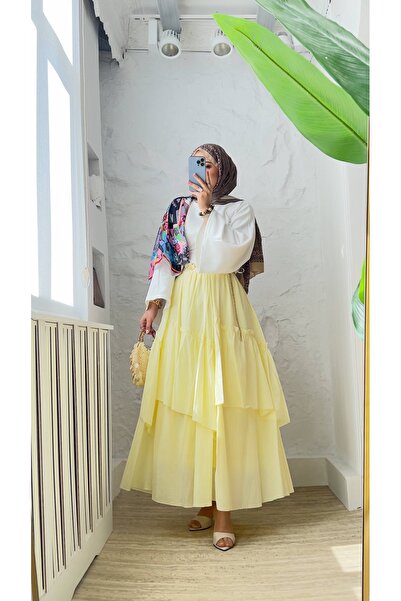 MODA S&S BZLİNE Voile Flounce Skirt