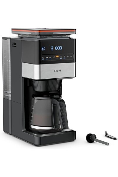 Krups Grind Aroma XL Drip Coffee Maker with Detachable Conical Grinder, Keep ...