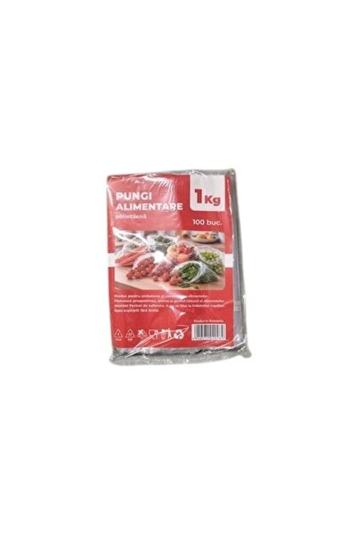 Clini Set de 100 pungi pentru alimente, 1 kg