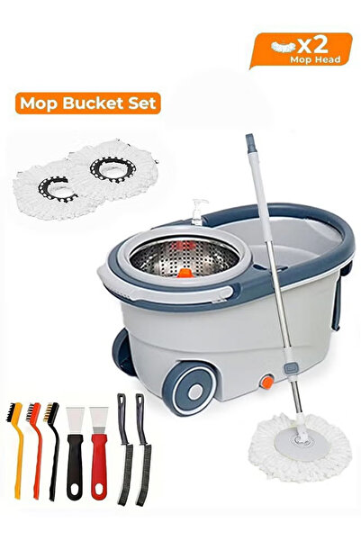 Eworld Spin Mop, Bucket Set, 360° Mop, Floor Cleaning System, Microfiber Mop ...