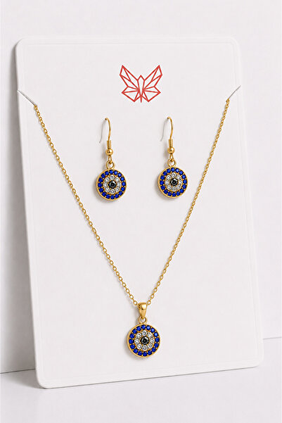 MakeWell Damla Nazar Star Butterfly Snowflake Polar Star Flower Figured Zirco...