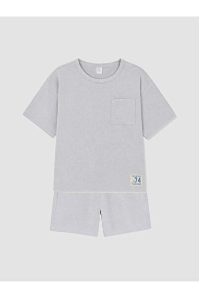 LC Waikiki Quality Parts Printed Boys' T-Shirt and Shorts Set from Çelebi Store