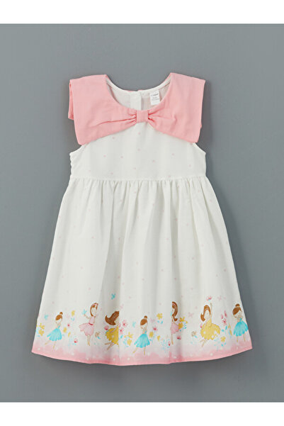 LC Waikiki I Zero Roba Collar Ribbon Detailed Girls' Dress from Freezen Store