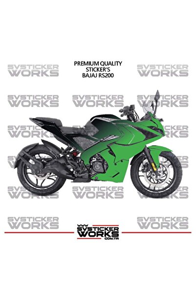 ARONA ملصق تزييني لـ Bajaj RS200، طقم جاهز لتزيين المحرك بلونين، جودة عالية