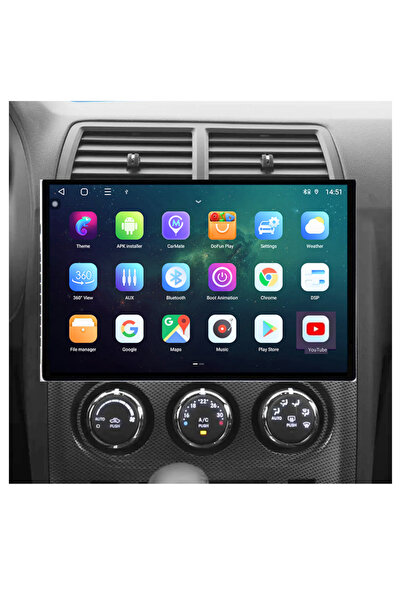 Carplayer شاشة أندرويد لسيارة دودج تشالنجر، موديل 2008-2014، 8 جيجابايت رام، ...