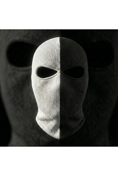 maskcult Siyah - Beyaz Premium Maske