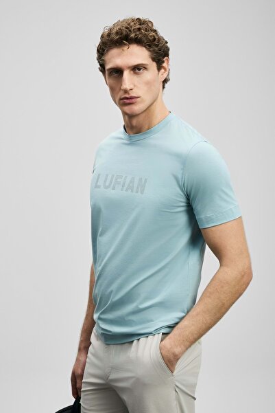 Lufian 111020280 Oscar Moderna grafička majica T-shirt muška majica PLAVA