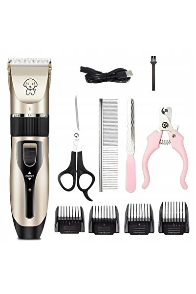 OEM Set Profesional pentru Tuns Animale de Companie, 11 Piese, Masina de Tuns...