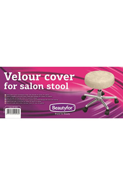 Beautyfor Husa din Velur pentru Protectia Scaunelor din Salon Beautyfor, maro