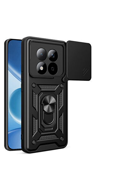 UnDePlus Xiaomi Redmi Note 15 Pro Kılıf Kamera Korumalı Zırh Tank Sürgülü Veg...