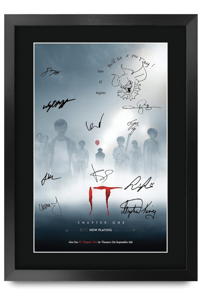 HWC Trading A3 FR IT Chapter One Bill Skarsgård and Cast Gifts Printed Poster...