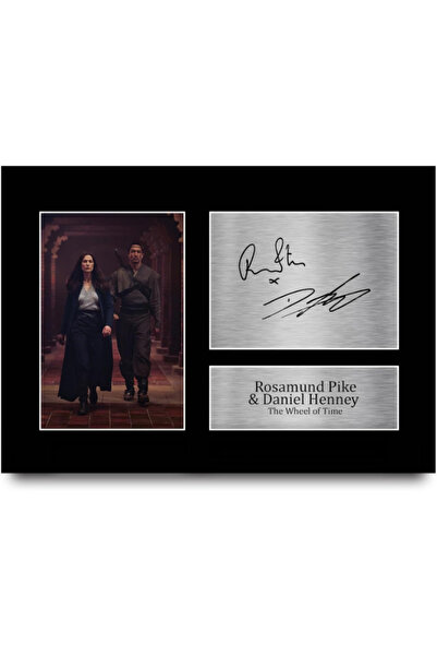 HWC Trading A4 Rosamund Pike & Daniel Henney The Wheel of Time Moiraine Damod...