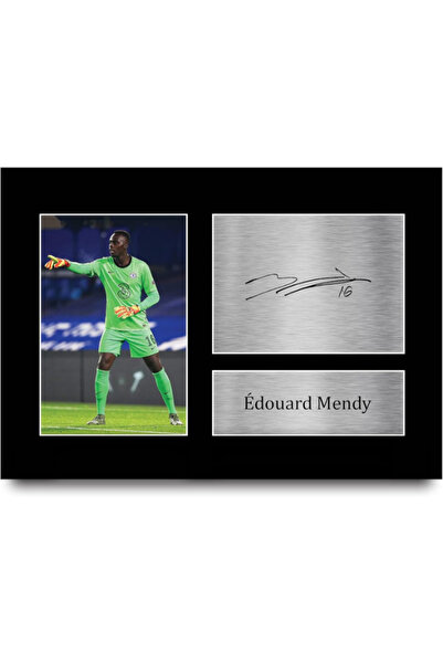 HWC Trading A4 Edouard Mendy Gifts Printed Signed Autograph Picture for Footb...