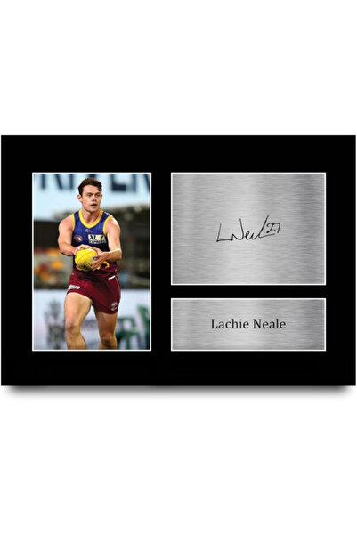 HWC Trading Lachie Neale Brisbane Gifts Printed Signed Autograph Picture for ...