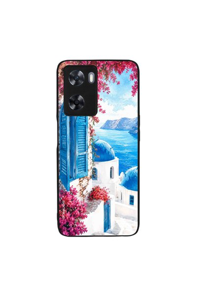 Sonique Θήκη Greek Island Muse Series για OnePlus Nord N20 SE Σαντορινό Γαλάζιο