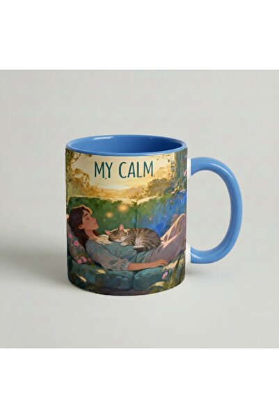 Petgifts Cana Cadou Personalizat Amuzanta Cu Mesaj My Calm - Ceramica 330 Ml