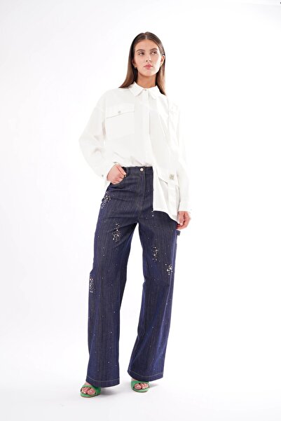 Ceremony Denim wide leg pants