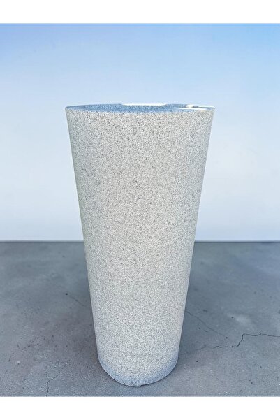 Home Dekaform Flora Beton Görünümlü Dikdörtgen Saksı Modern Dekoratif İç Dış ...
