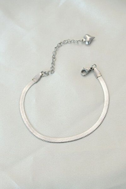 OGHAMAY 316L Steel Silver Color Italian Chain Bracelet