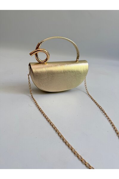 Mia Collection Spain Model El Ve Kadın Omuz Çantası Gold