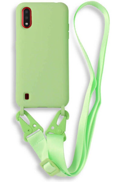 Other Bodycell Πίσω Θήκη Σιλικόνης με Λουράκι Πράσινο (Samsung A01) Κωδικός: ...