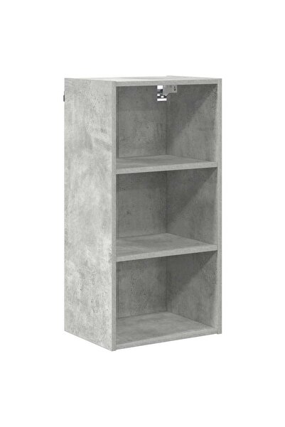 vidaxl Dulap suspendat Gri din beton 40 x 29,5 x 80 cm Lemn compozit