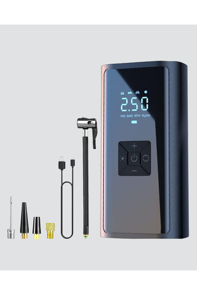 ZERO LAND Svl-Shop Portable 80W Wireless Tire Inflator Pump (234643) with Dig...