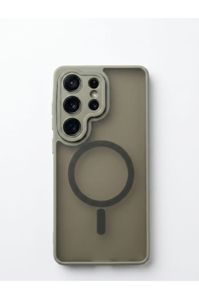 Samsung Premium Matte Light Gray Case with MagSafe for Galaxy S26 Ultra – Ful...