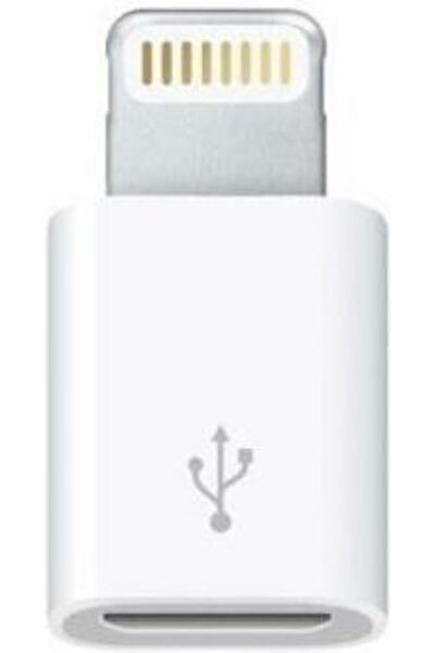 Forever Μετατροπέας Lightning αρσενικό σε micro USB θηλυκό Λευκό 1 τεμάχιο