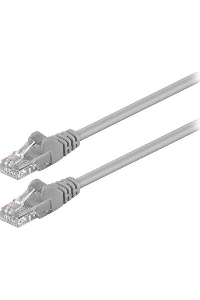 goobay Καλώδιο Ethernet U/UTP Cat.5e (Gigabit) 1μ Γκρι Κωδικός: 68342