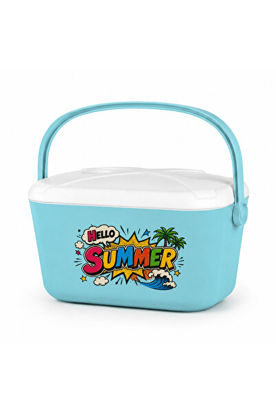 Kale Termos 30 LT RETRO BASKILI BUZLUK TERMOS (1178 COOLER BOX)