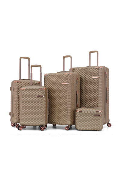 Capital 5-Piece ABS Hardshell Luggage Set (32/28/24/20/14 Inch) –Lightweight ...